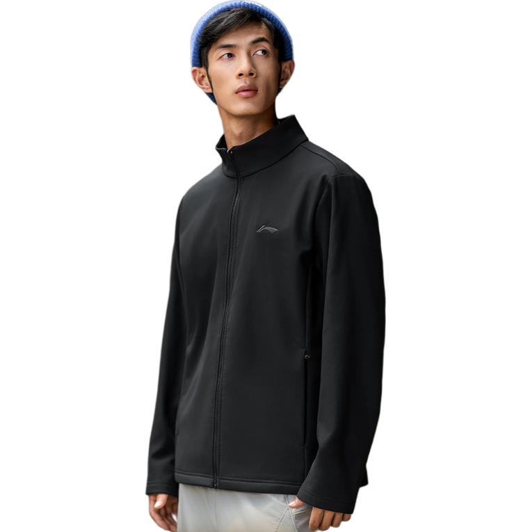 Li Ning Outdoor CF Shell Three-In-One Fleece Lined Warm Water-Resistant Sports Windbreaker Jacket Men jackets AWBV113-3