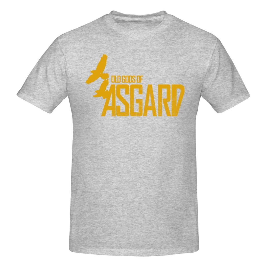 Divertente T-shirt Stampata Unisex Ispirata ad Alan Wake Old Gods Of Asgard T-shirt Unisex Uomo
