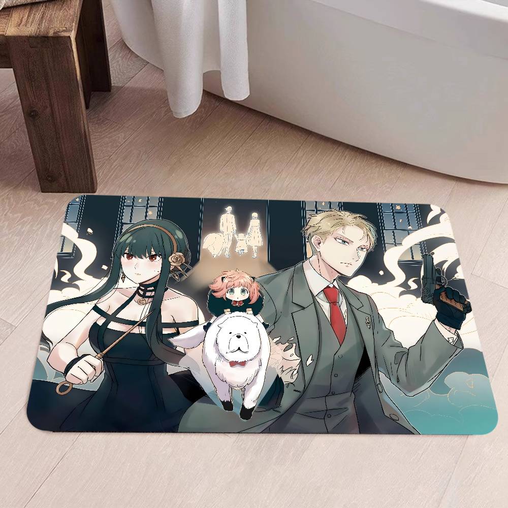 S-Spy X F-Family Floor Mat Cheaper Anti-slip Modern Living Room Balcony Printed Bedside Mats