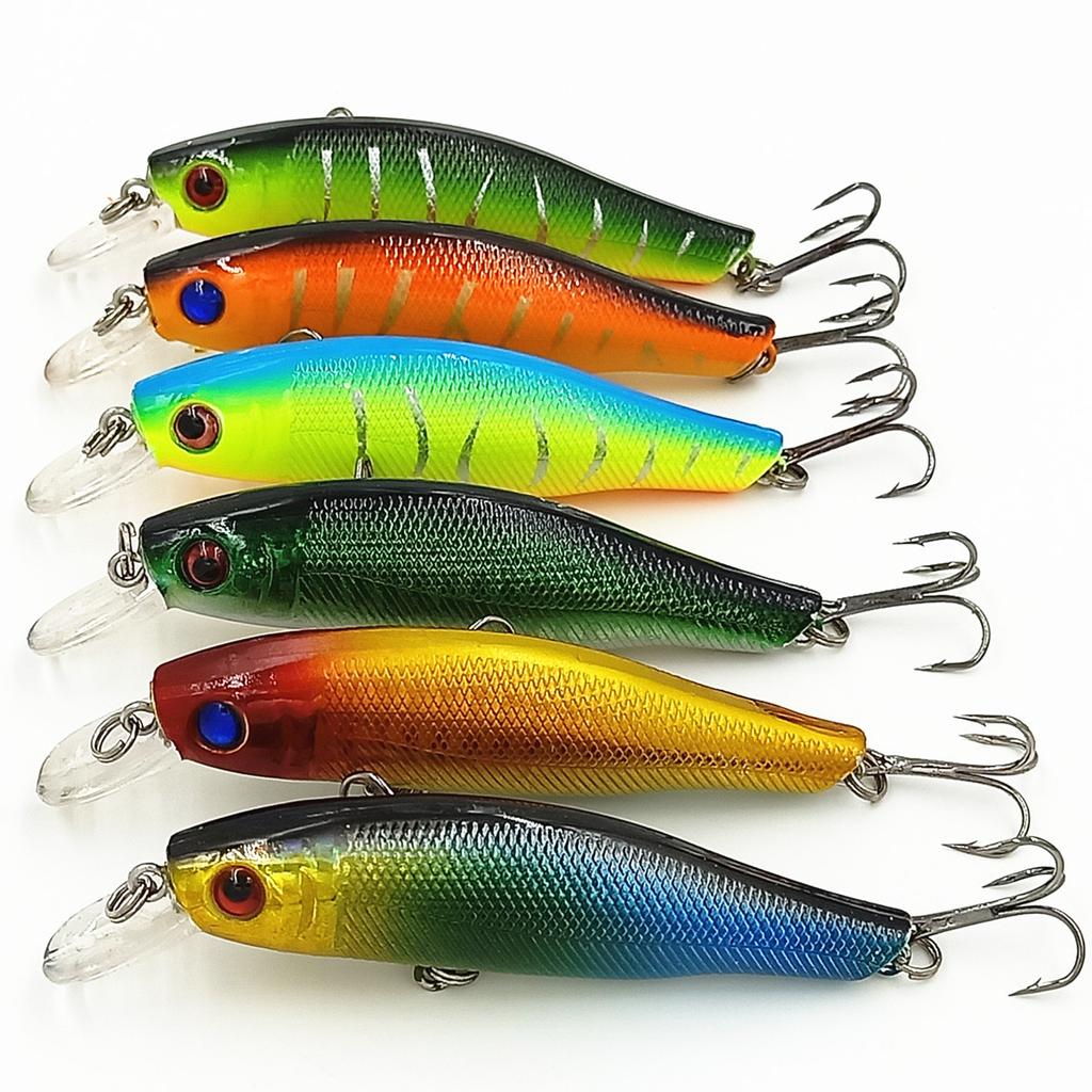 Casting Float Minnow 8.5cm 9g Crankbaits Fishing Popper Sea Fishing Lures Crank Wobblers For Trolling Pike Surface Lure Salmon