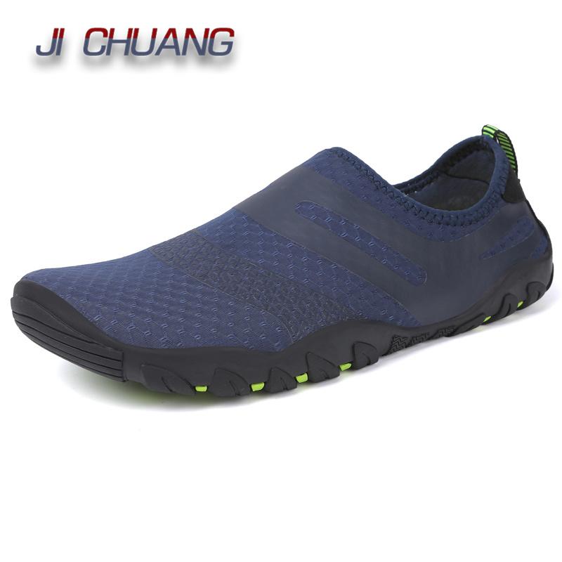 Hot Sell Wide Toe Box Men Upstream Shoes Skidproof Beach Sandals River Sea Minimalist Aqua Shoes for Men Swimming Water Shoes