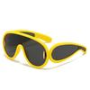 Y2K Vintage Oversized Pilot Sunglasses UV400 Fashion Mirror Shades Trendy Punk Cool Sun Glasses For Women Men