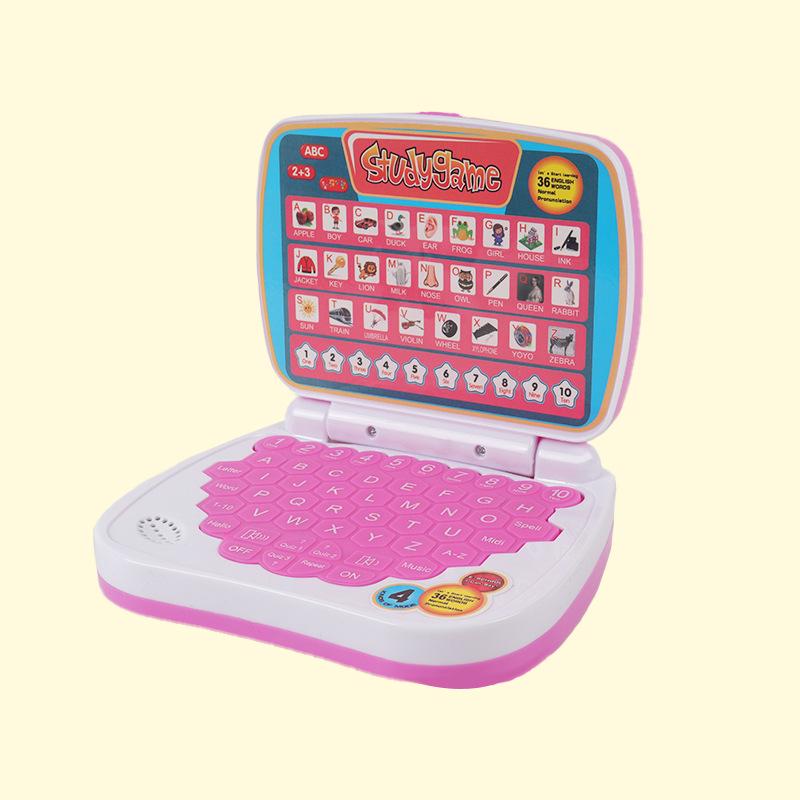 Mini Simulated Laptop Early Education Toy with LED Display and Music