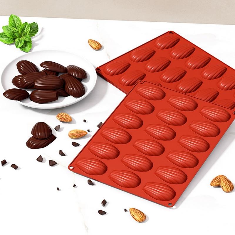 18 Cavities Mini Food Grade Madeleine Silicone Cake Mold Cookie Mold Diy Shell Baking Pan Mould Kitchen Bakeware Accessories