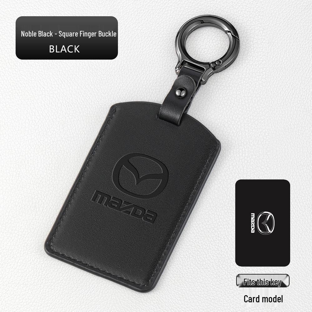 Mazda EZ6 Card Key Cover: 2025 Model, NFC Genuine Leather Protection Case, EZ-60 Buckle