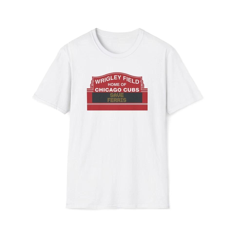 

Save Ferris Wrigley Field T-Shirt | Ferris Bueller Unisex Softstyle Tee. 3XL