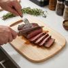 Solid Wood Chopping Board Non-Slip Bread Cutting Board Durable Cutting Plate Mat  Vegetable Cutting