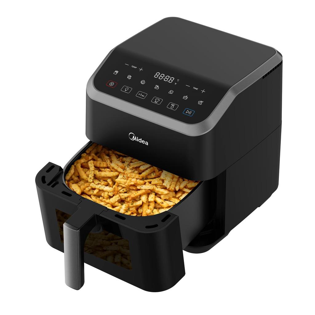 Midea Hot Air Fryer, 5L Capacity, HeatXpress Technology, 90% Less Oi