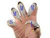 1/5Pc Exaggerate Armor Nails Rings For Women Eagle Claw Black/Gold Crystal Ring Set