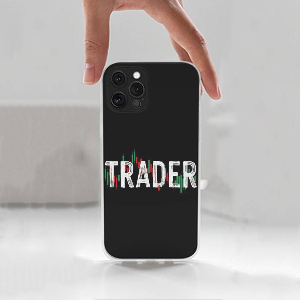 Day Trading Day Trader Trader Phone Case For iPhone Max,Plus,11,14,13,XR,SE,12,15,Pro,17,16,X,XS,Mini Transparent Soft Cover
