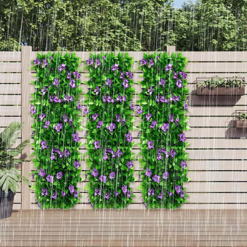 Pannelli Murali Verdi Espandibili Forniture da Giardinaggio Artificiali Con Fioritura Siepe Finta Recinzione Per Casa Hotel Ristorante Appartamento