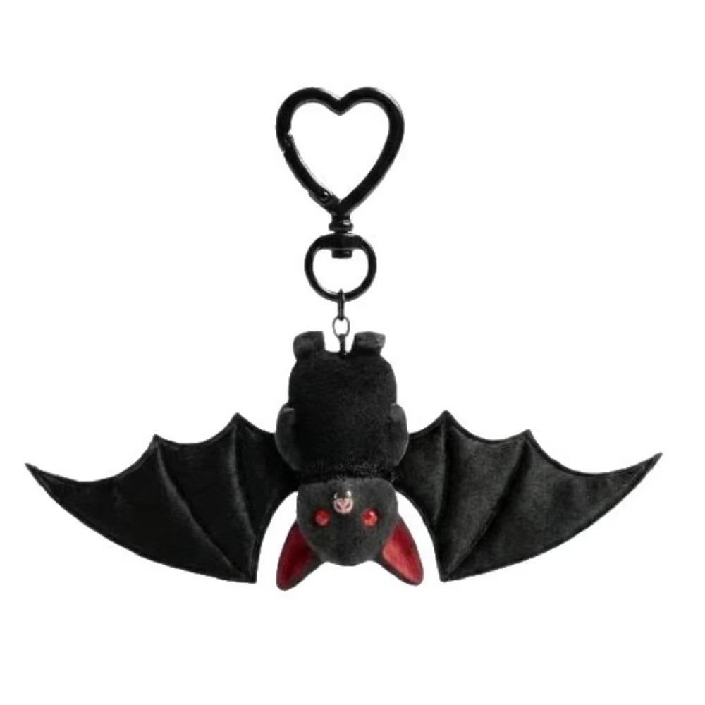 Creatief Klein Cadeau Gotische Vleermuis Zachte Draagbare Lichtgewicht Tas Bedel Vleermuis Hanger Decoratie Decoratie Tas Bedel zwart