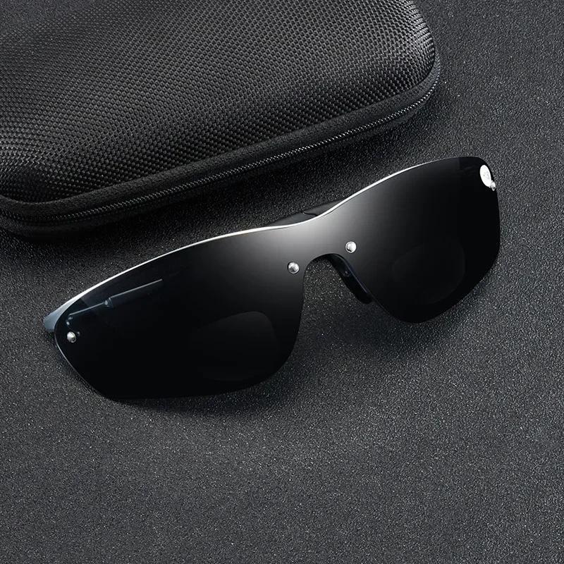 Sports Anti-slip Near Far Dual-use Presbyopia Glasses Ultra Lightweight and Comfortable Multifocal Eye Protection Sunglasses +1.0 To +3.0