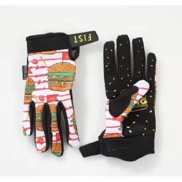 FISD kids  7 color Super Donut Wheel Glitz Riding dirt bike long finger touch screen gloves