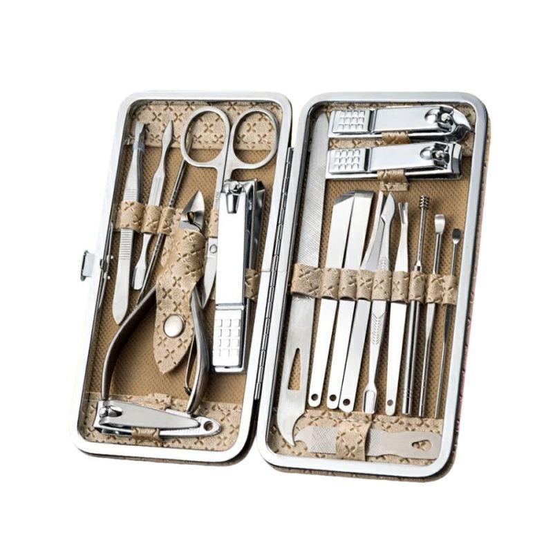 19-Piece Home Manicure & Pedicure Nail Clipper Set