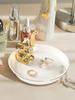 Nordic Ceramic Jewelry Tray Organizer Necklace Ring Display Plate Creative Decorative Crafts Cactus Antlers Holder Desktop Dish