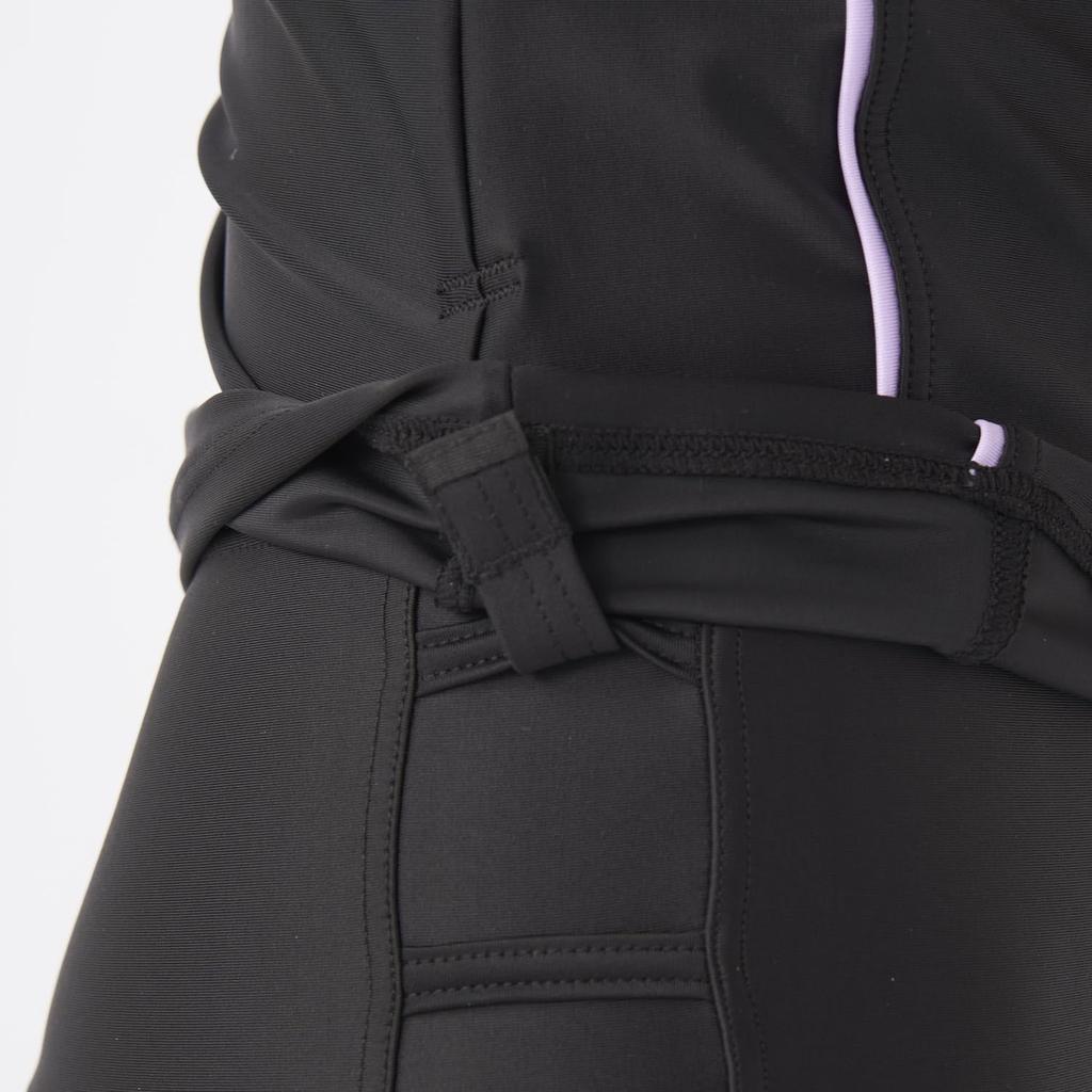 Fitness Top and Bottom Long Half Body Sizes Size 9 [FILA] Swimsuit, Set, Sleeve, Zip, Separate, Simple, Coverage, 5-17, 3132845, Women's,