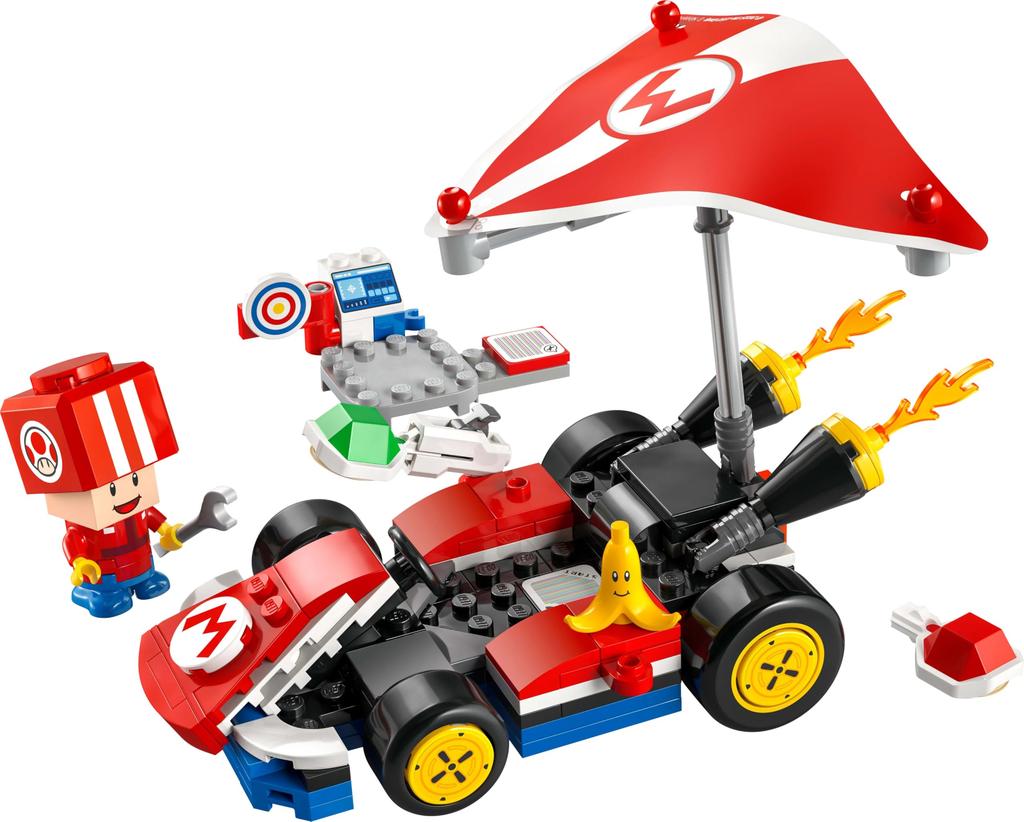 LEGO Super Mario Mario Kart™ – Standard Kart Mario Kart Toy, Birthday Present, Building Blocks, Boys, Girls, Children, Ages 7, 8, 9, Elementary School