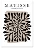 Poster Matisse Black Leaf