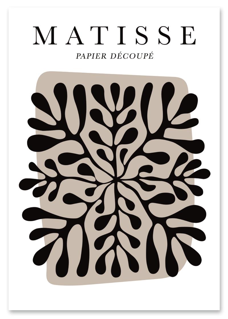

Plakat matisse czarny liść 30x40 cm