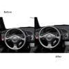 1 Set Carbon Fiber Dashboard Side Button Panel Trims For Honda S2000 2000-2009