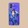 Blue Lock Reo Mikage Matte TPU Mobile Phone Case for VIVO V60 V50 V40 V30 V29 V27 V25 V23 Pro Lite 5G Colorful Printing Cover