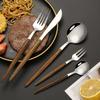 20-teiliges spiegelpoliertes Besteck-Set aus Edelstahl, Tafelgeschirr-Besteck-Set für Zuhause, Restaurant, Hochzeit, Service für 4 Personen