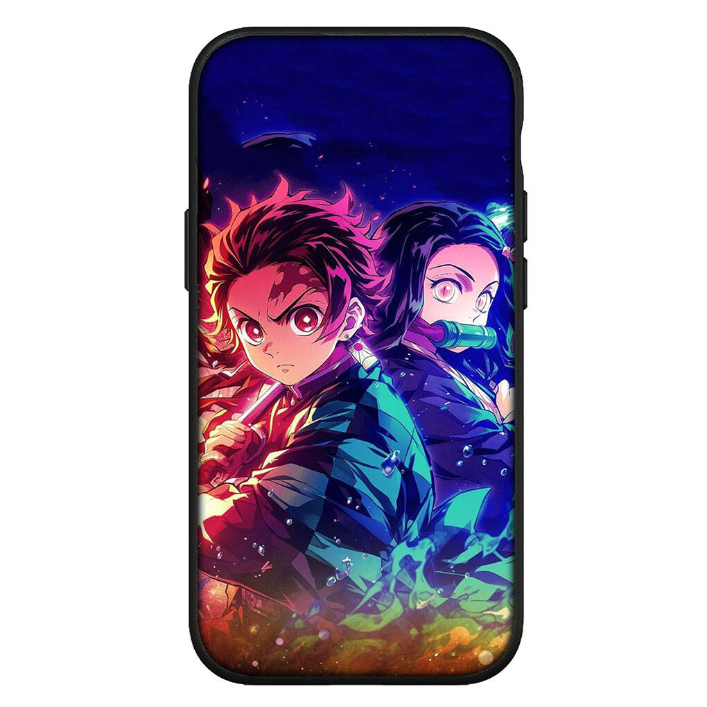for Samsung Galaxy S25 S24 S23 iPhone 17 16 15 Xiaomi Redmi Note 14 13 12 11 Plus Pro Max Case Kamado Tanjiro Demon Slayer Kokushibo OPPO Huawei Cover
