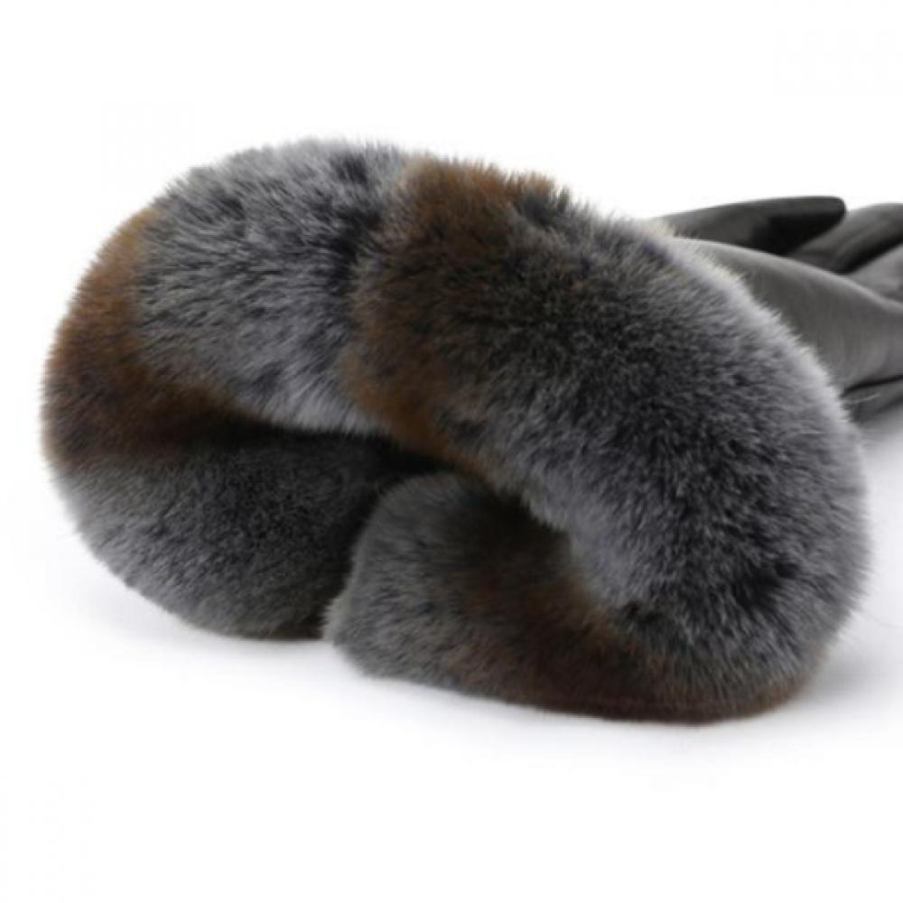 DakS Women S Black Rexpearl Leather gloveS Dcgv9f276bk