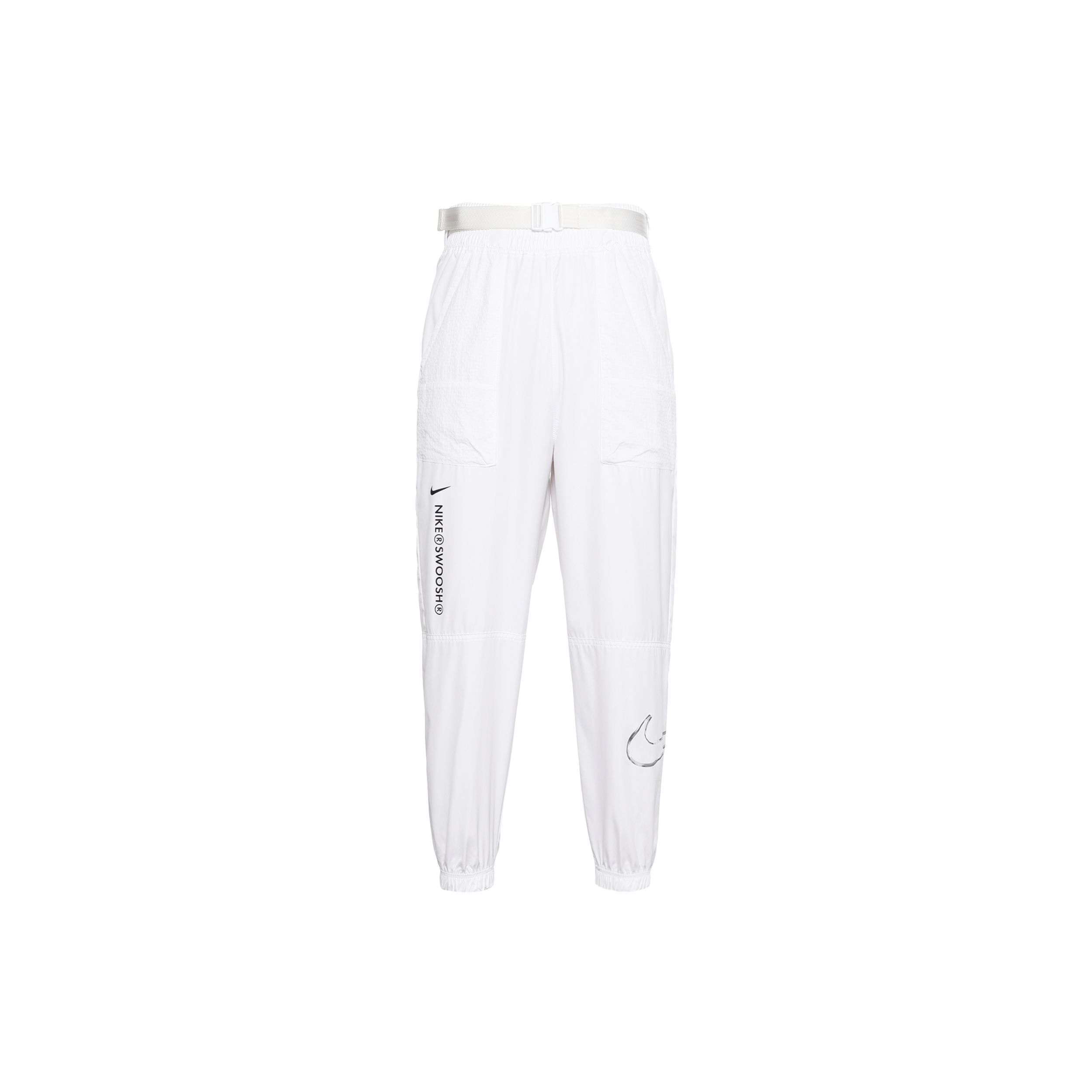 Nike Sportswear White Swoosh Woven Cargo Pants Women s DJ8997-100 L
