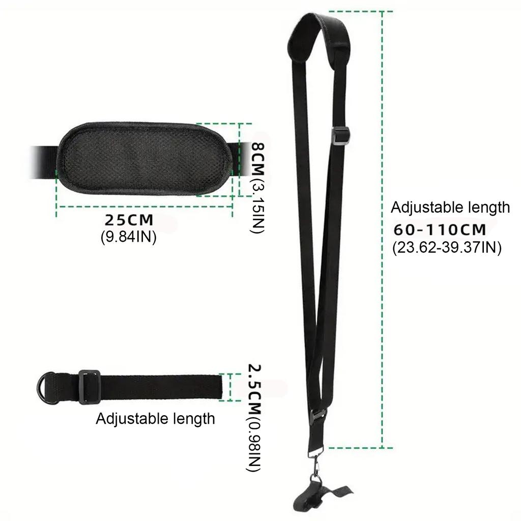 2pcs Adjustable Simple Side Back Shoulder Strap Universal Trimmer Shoulder Strap for Lawn Mower and Brush Cutter