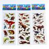 12pcs Dinosaur Bubble Stickers Cool Animal 3D Puffy Bulk Sticker Handmade DIY Hand Account Funny Cartoon Decoration Decals Toys