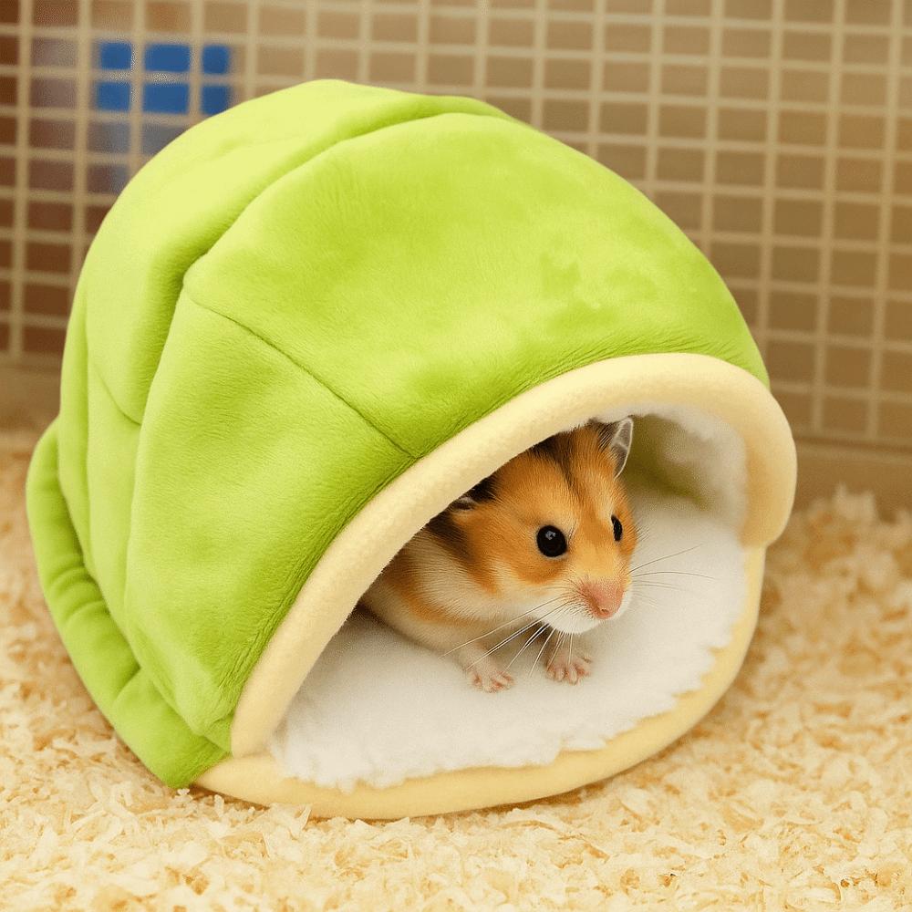 Turtle Shell Shape Winter Bird Nest Portable Guniea Pig House  for Hedgehog Parrot