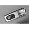 Fit For BMW X1 E84 2010-2015 ABS Silver Rear Reading Lamp Frame Cover Trim 2PCS