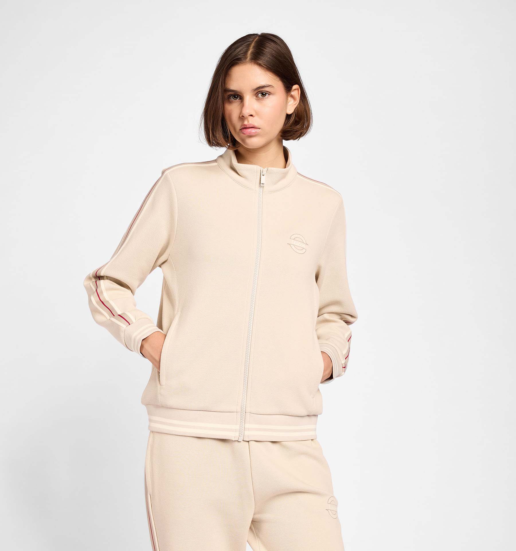 

Women s Zippered Sweatshirt 24N-2120 M білий