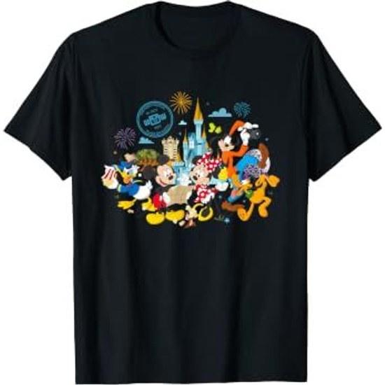 Walt Disney World 50th Anniversary Mickey Friends T-shirt