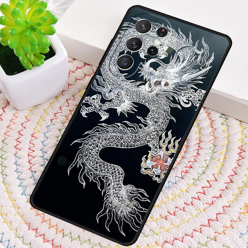 Chinese Dragon Phone Case for Samsung Galaxy note 10 pro S26 Ultra S23 S24 FE S25 S21 S22 PLUS shockproof Cove