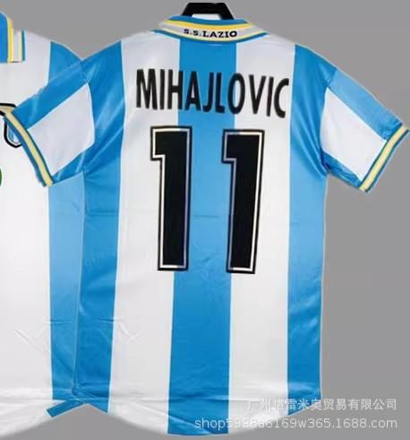 9899 to Zio home Nedved Inzaghi Mihailovic Nesta replica jersey