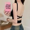 Sexy Cross-Strap Back Vest with Chest Pad - Comfortable Women's Tube Top Underwear