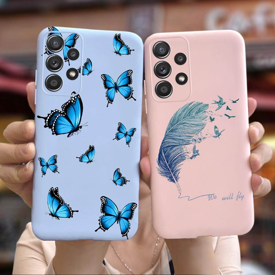 For Samsung Galaxy A13 A33 A53 A73 5G Case New Fashion Girls Soft Slim TPU Phone Case For Samsung A13 A 33 53 73 Back Cover Bags