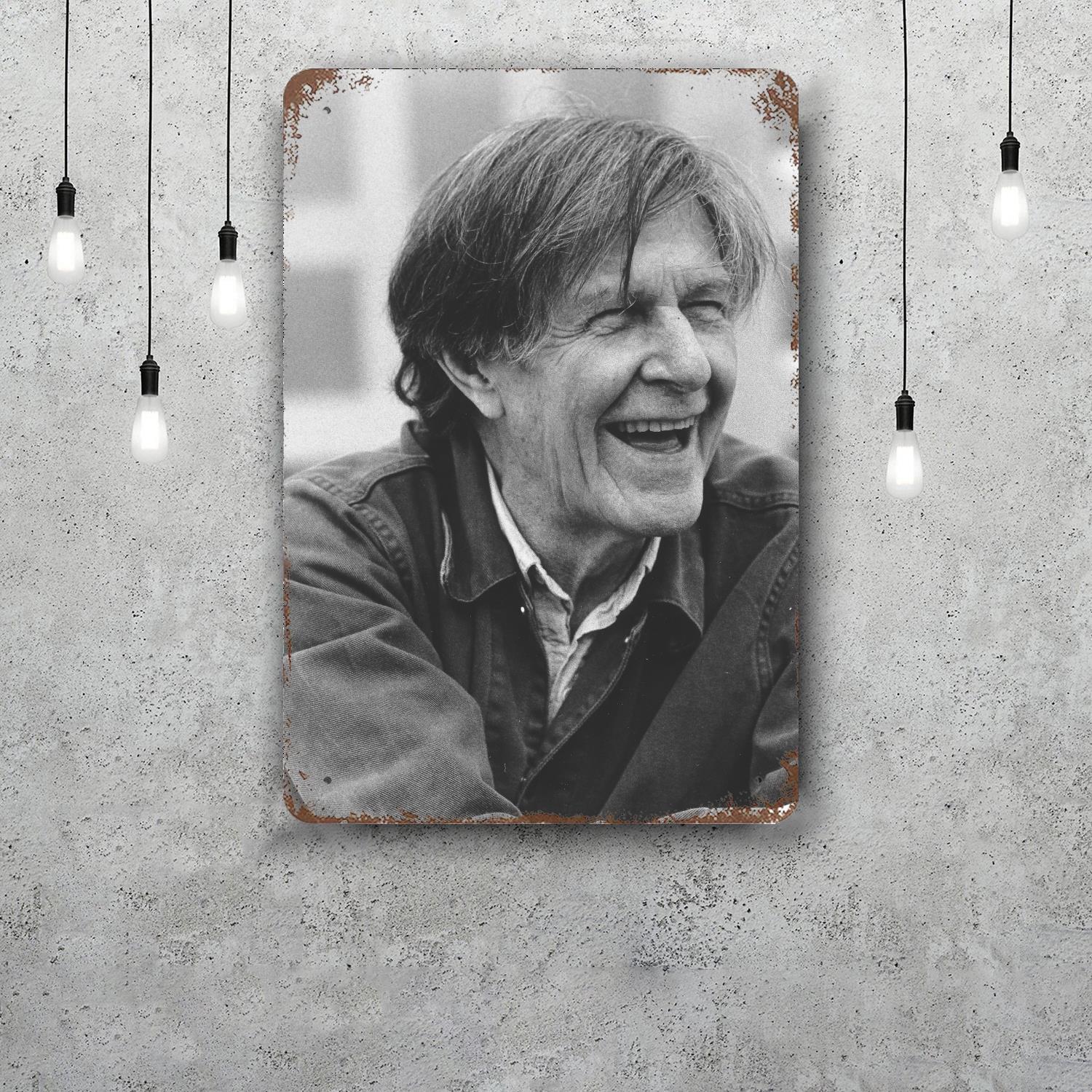 

John Cage Vintage Metal Tin Signs Posters Decor Retro Metal Plaque Wall Art Decor for Garage Bar 20x30cm（7.8x11.8inch）