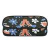 Pen Case Large Capacity 300D Polyester Zip Around Closure with Main Compartment Mesh Pocket and Pen Slots for Classroom Use