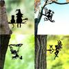 Metal Fairy Butterfly Garden Stake Lawn Courtyard Decor Hanging Ornament