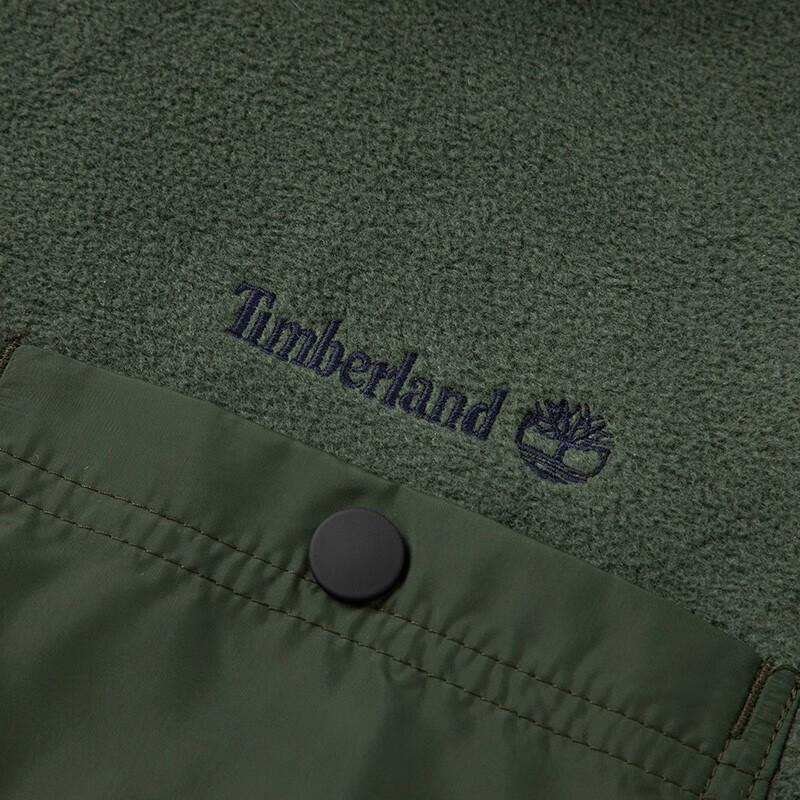 Timberland Jackets Men's Green Stand Collar Moderate Other A6NZ1-U31
