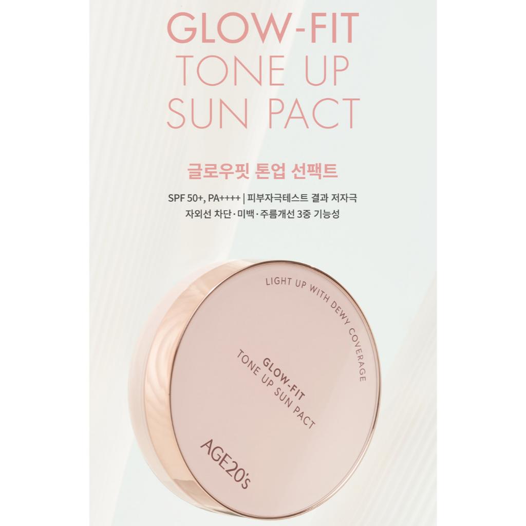 [AGE20'S] Glow Fit Tone Up Sonnenpuder (SPF50+/PA++++)