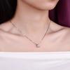 2023 Trendy S925 Sterling Silver Real 0.5-2ct Moissanite Pendant Necklace for Women Diamond Chain Necklaces Fine Jewelry
