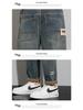 WilliamPOLO Men's Retro Autumn Casual Straight-Leg Jeans
