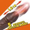 Insertion Vibrator Remote Control with 10 Vibrations and 10 Insertion Patterns G-Spot Dildo with Powerful Suction Cups Realistic Dildo, Adult Toys