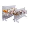 Nail Hanger Display Stand Acrylic Hanging Transparent   Nail Sample Display Stand with 10pcs Hanger