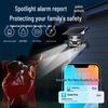 V380 Solar-Powered 4G WiFi Outdoor HD Panoramic Camera with Three-Eye Zoom